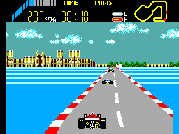 World Grand Prix screenshot 4 for Sega Master System